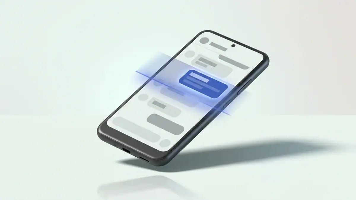 NordVPN app on an Android smartphone displaying scam text protection and SMS screening settings